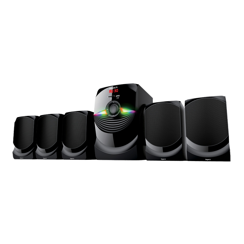 Impex 5.1 Channel Multimedia Speaker System | BRAVO HT 5107