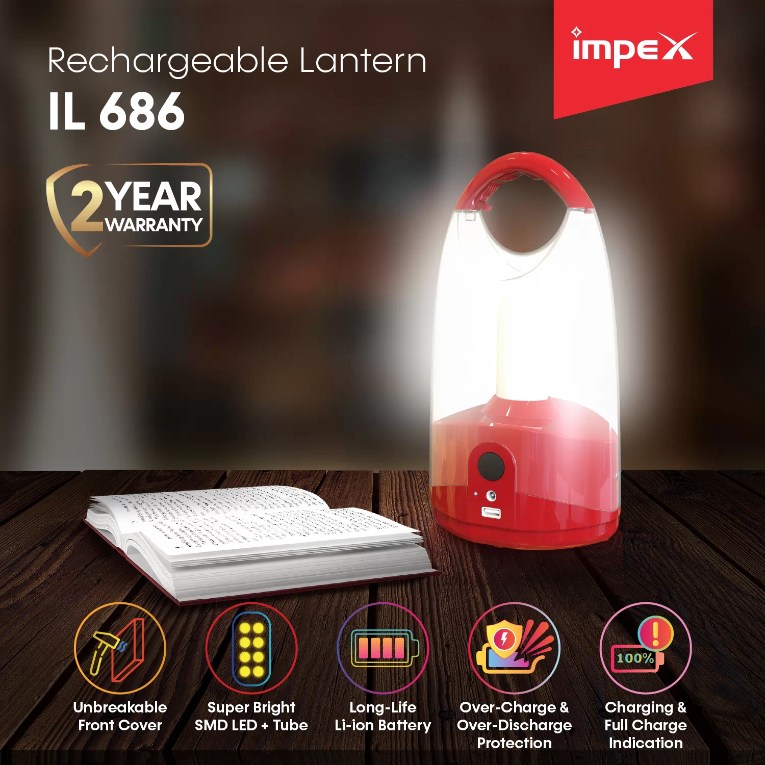 Rechargeable Lantern | IL 686