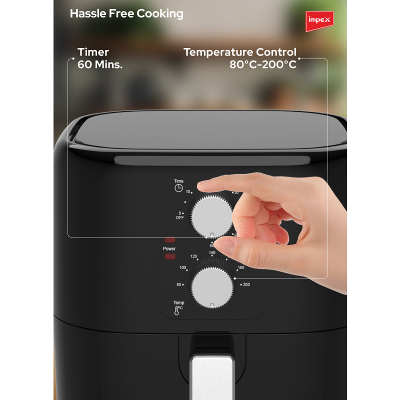 Impex 3.5Ltr. Mechanical Air Fryer | AF 4308