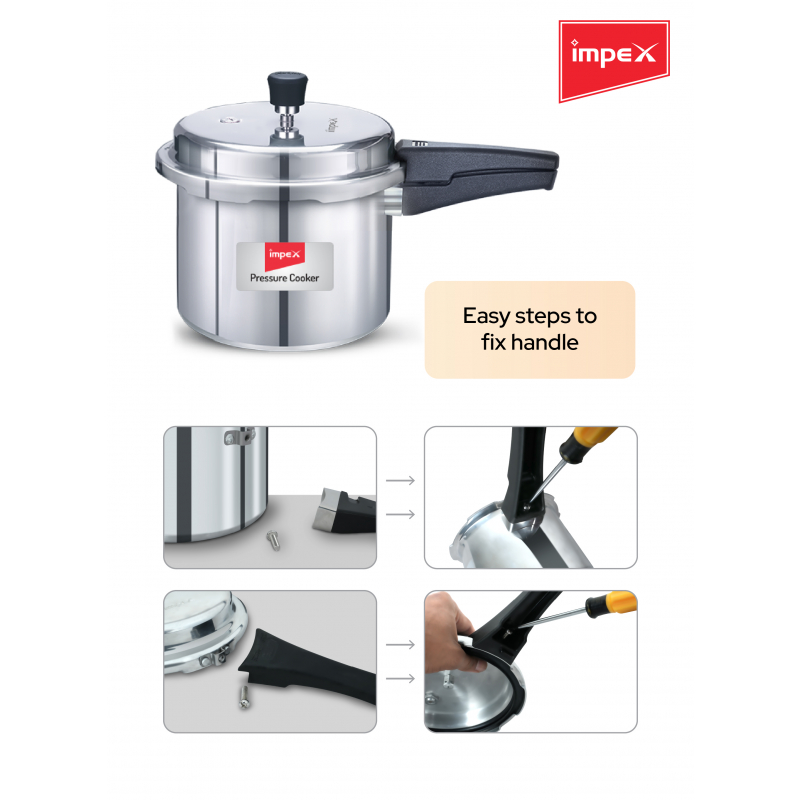 Impex Aluminium Pressure Cooker Family Combo | IFC 235