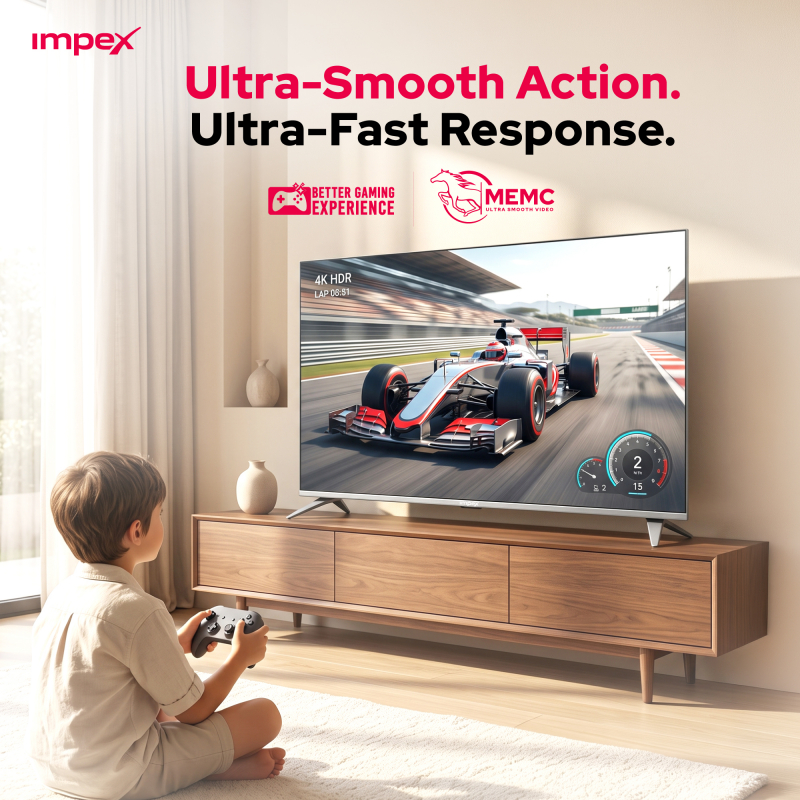 Impex 65" google TV | evoQ 65S4QLC2R120