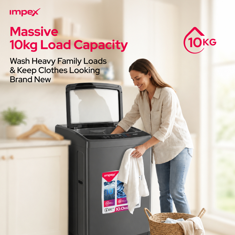 Impex Top Load Washing Machine | WM1000TMG