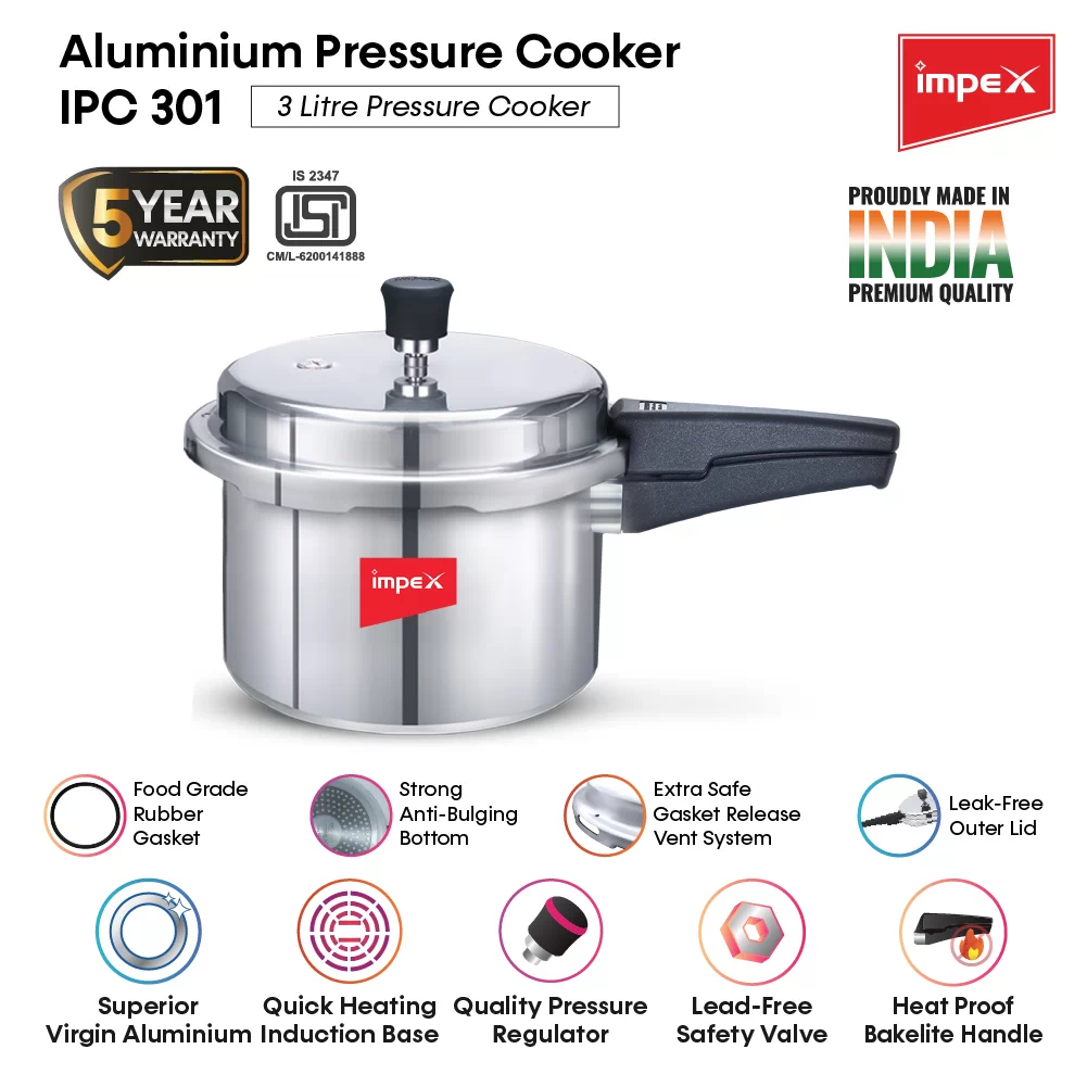 Aluminum Pressure Cooker | IPC 301