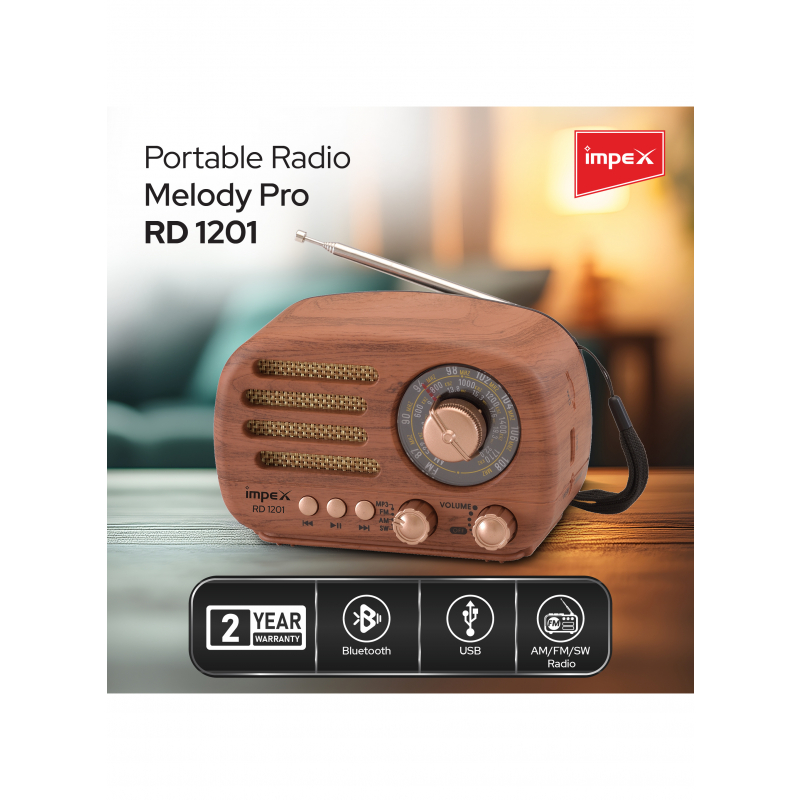 Portable Radio | Melody Pro RD 1201