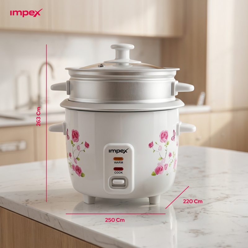 Impex Electric Rice Cooker 0.6 Ltr | RC 2805