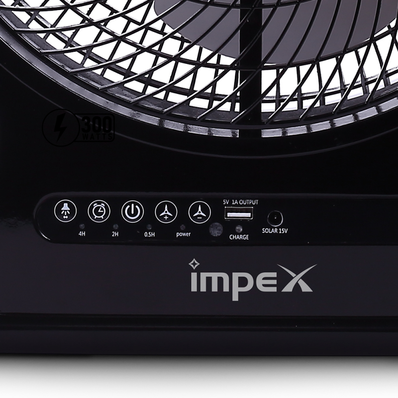 IMPEX 12 RECHARGEABLE FAN | BREEZE D7