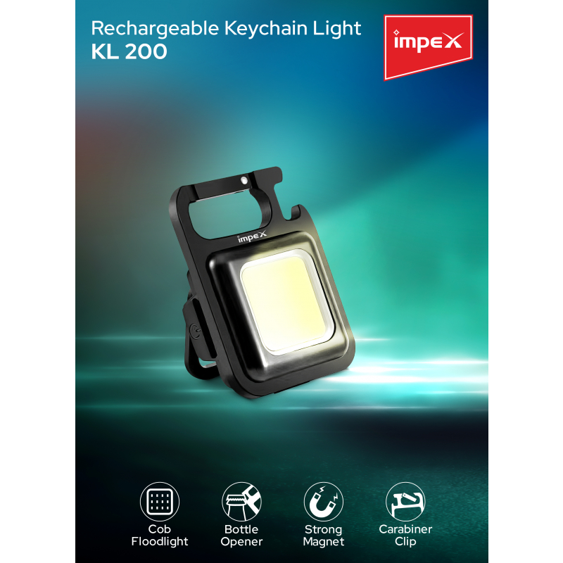 Impex Rechargeable Keychain Lamp | KL 200