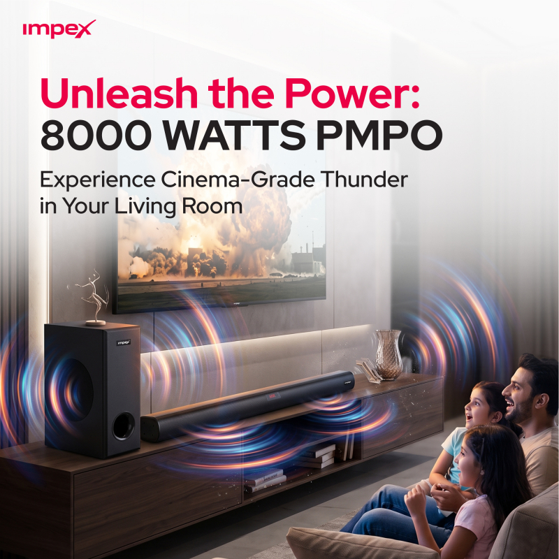 Impex 2.1 Wireless Subwoofer Soundbar BeatBeam | SB 6000