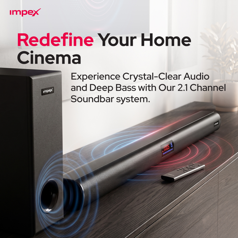 Impex 2.1 Wireless Subwoofer Soundbar BeatBeam | SB 6000