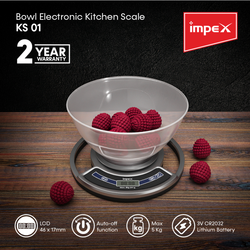 Bowl Electronic Kitchen Scale | KS 01