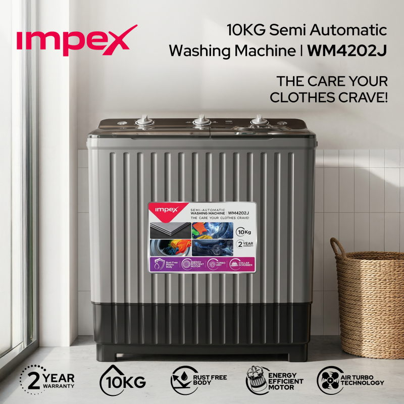 Impex Semi Automatic Washing Machine  | WM 4202J