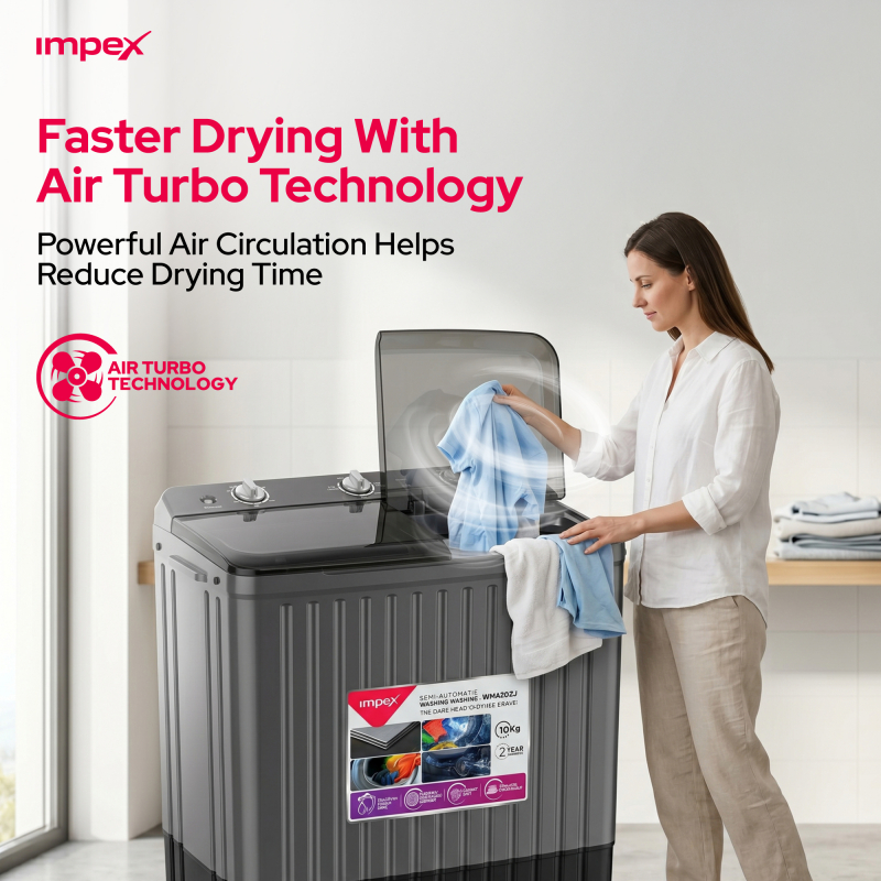 Impex Semi Automatic Washing Machine  | WM 4202J