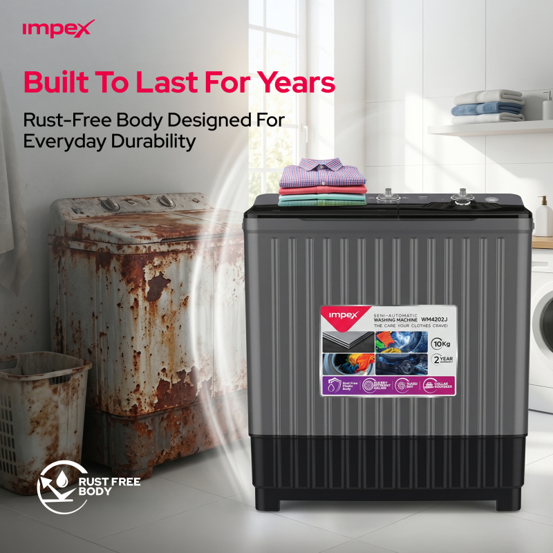 Impex Semi Automatic Washing Machine  | WM 4202J