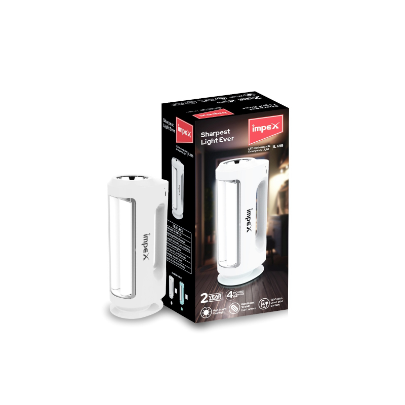 Impex LED Rechargeable Emergency Light | IL 695