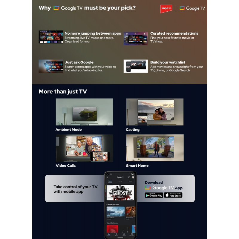 55 UHD evoQ Google TV | evoQ 55 UHD Google TV