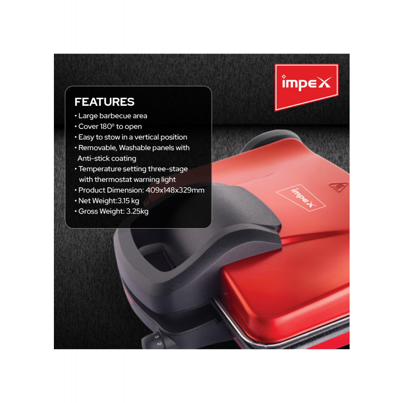 Impex 4 Slice Toast Master 1800W Turkey | SW 3607