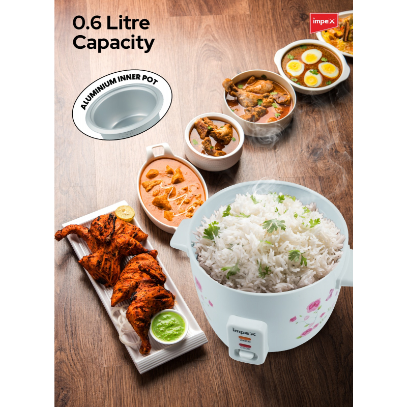 Impex Electric Rice Cooker 0.6 Ltr | RC 2805