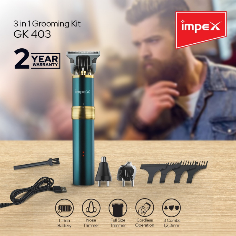 Impex 3 in 1 Grooming Kit | GK 403