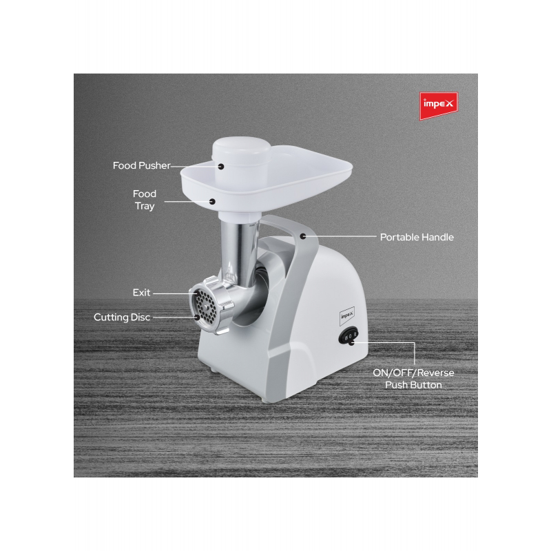 Impex Meat Grinder 1200W | MG 3807