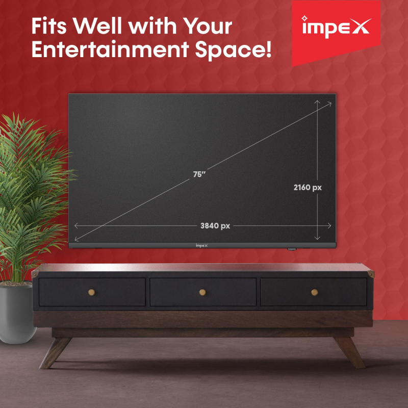 Impex 60 Inch 4K Smart Led Tv | GLORIA 60 UHD SMART