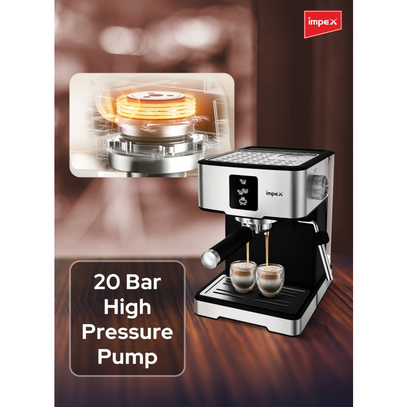 Impex 1.7L 20 Bar Espresso Coffee Maker | IECM 2002