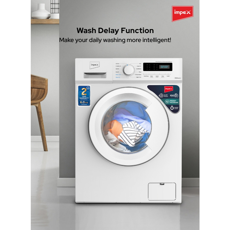 Impex Front Load Washing Machine | WM0600FW