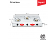 Stainless Steel Gas Stove IGS 13B