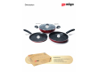 Impex Migo Nonstick Cookware 4Pcs FKT Set Maroon |M