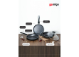 Impex Migo Nonstick Granite 4Pcs | FKT Set Grey G