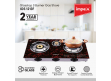 IMPEX 3 BR GLASS TOP GAS STOVE WITH FFD  | IGS 1213F