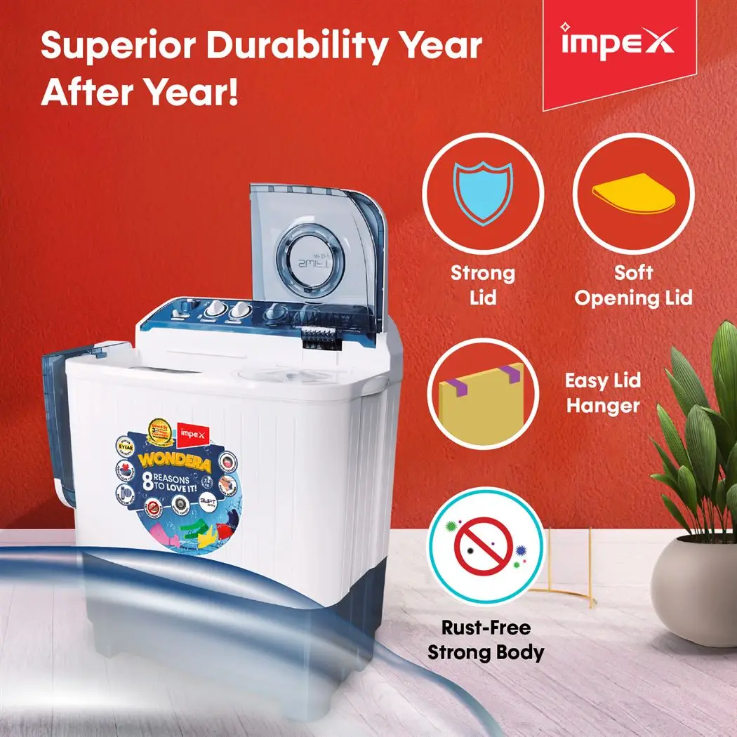 impex semi automatic washing machine price