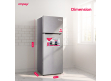 Impex 458L No Frost Inverter Refrigerator |  IRF 420 SS