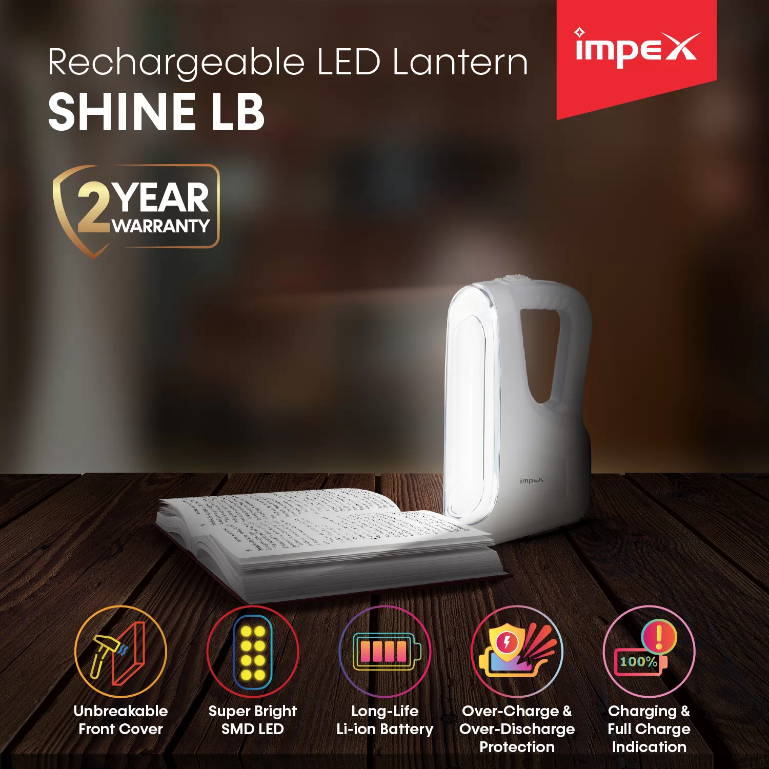 Rechargeable LED Emergency Light | Shine LB