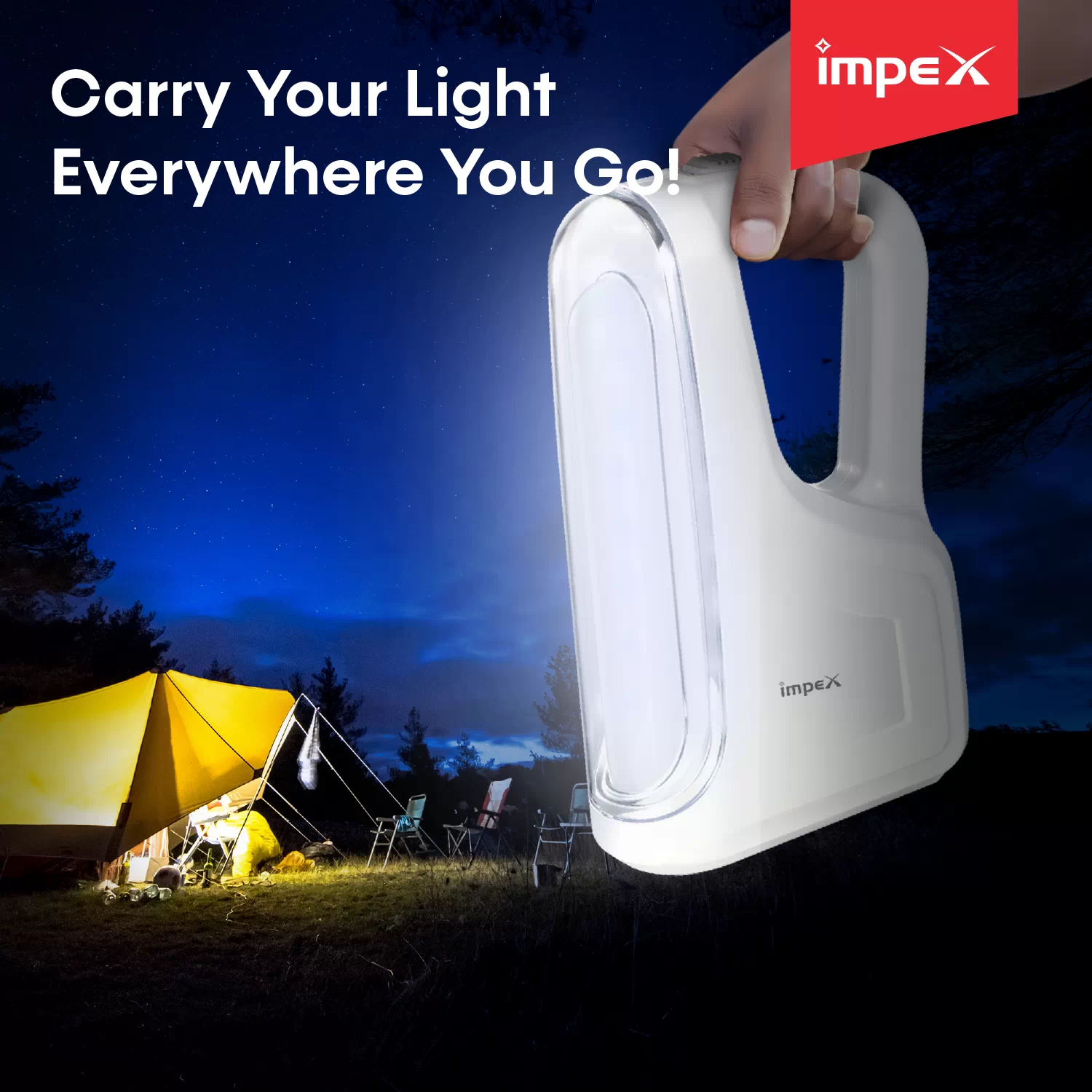 Cool White LED Impex Emergency Light, 3W