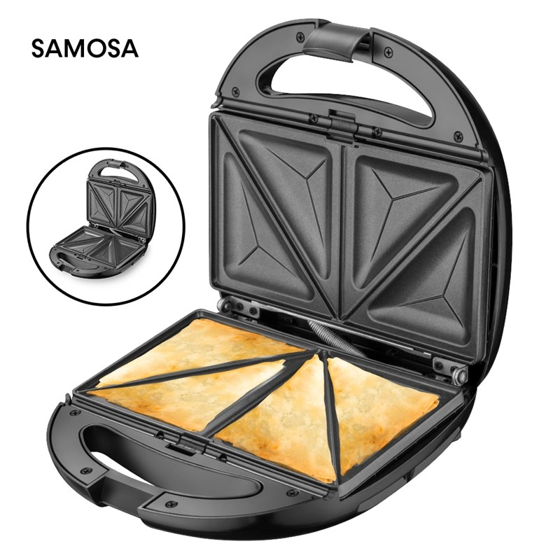 Samosa Maker Non-Stick Coated Cooking Plates Toastie Maker Grilled